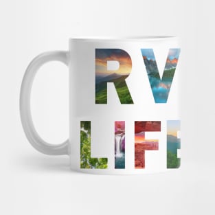 RV Life Camping Adventure Images Mug